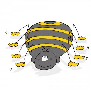 Félelmetes nyolclábú (freeimages / spider-on-clogs-1401365-m)